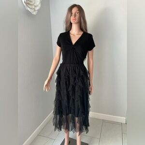 Live 4 Truth Tiered Polka Dot Tulle Skirt Sz L